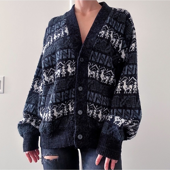 vintage alpaca cardigan 🦙 - Picture 6 of 14